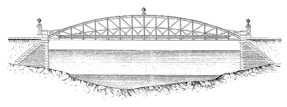 Puente de Prado, Alzado.